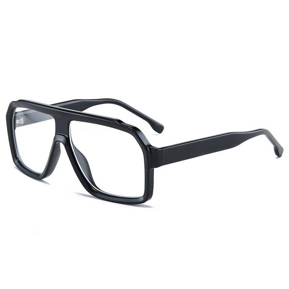 POLYGONAL UNISEX CORE TEMPLE FASHION SUNGLASSES_CWASG1199