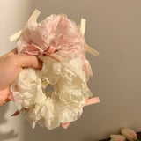 BALLET STYLE BOW HAIR SCRUNCHIES_CWAHA2270