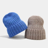 OUTDOOR COLD PROOF CURLED SEQUINED KNITTED HAT_CWAH1604