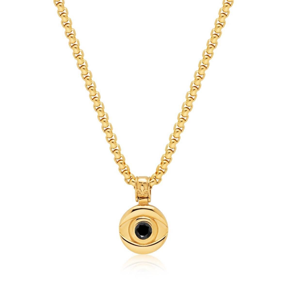 Zirconiavils Eye C Vicle Necklace_Cwmm5340