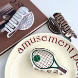 TENNIS RACKET HAIR CLAW CREATIVE ACETATE BUN CLIP_CWAHA5783