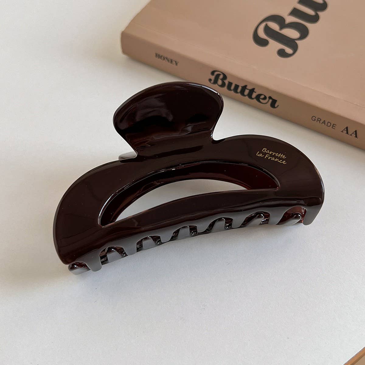 MAILLARD BROWN CLAW CLIP VINTAGE FALL HAIRPIN_CWAHA6006