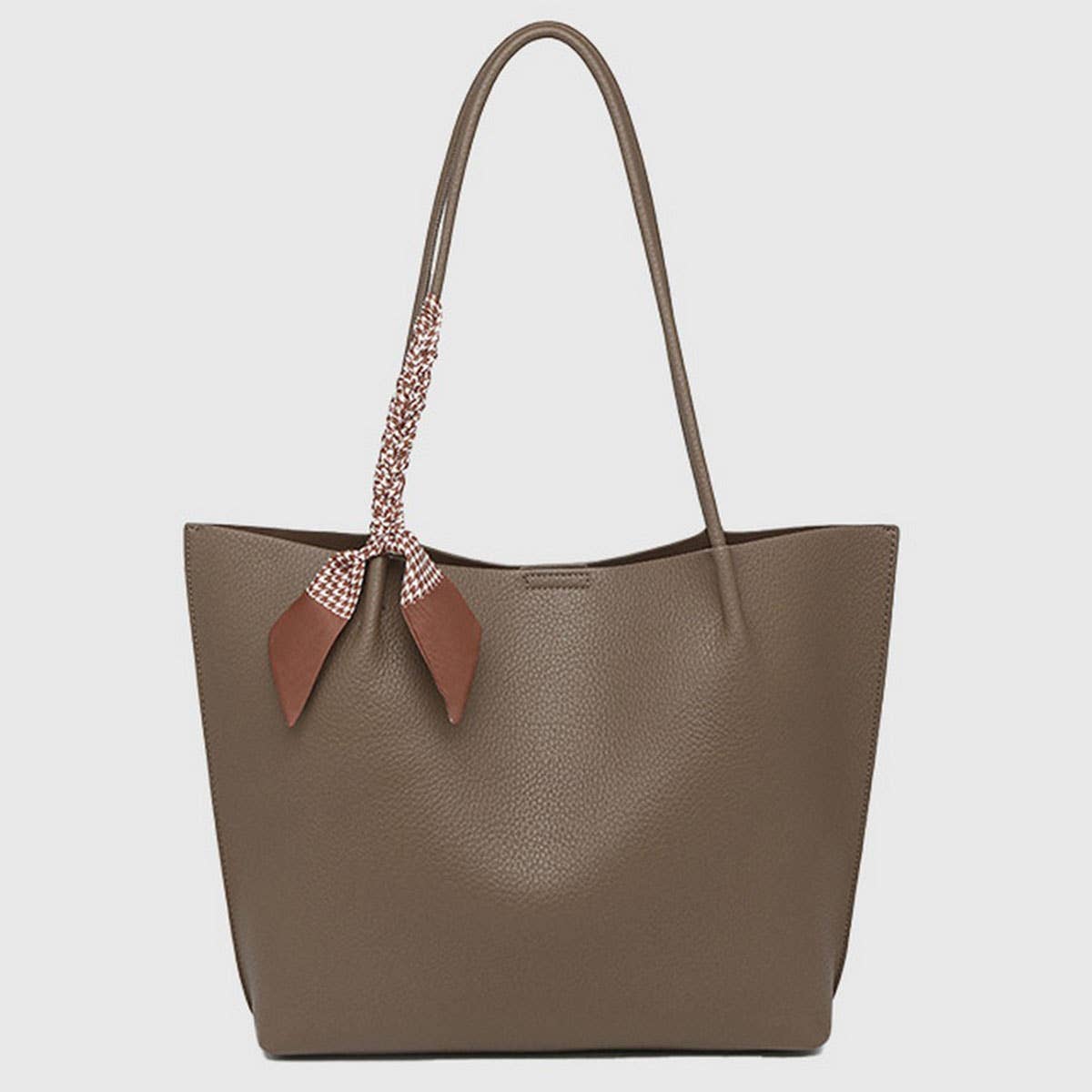 FASHION SOFT LEATHER LARGE TOTE SHOULDER BAG＿cWAB5111