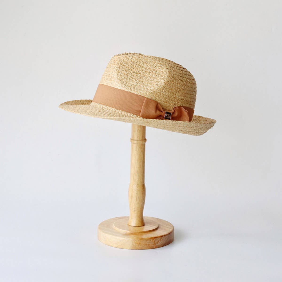 SUMMER BOW FASHIONABLE ALL MATCH STRAW HAT_CWAH3486