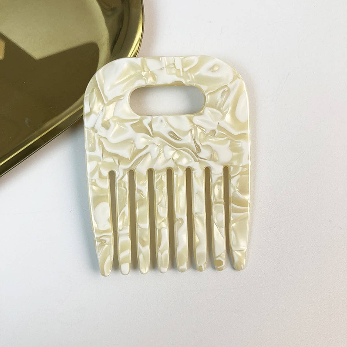 ELEGANT ACETATE HOLLOW HAIR CLIP COMB SET_CWMM6436