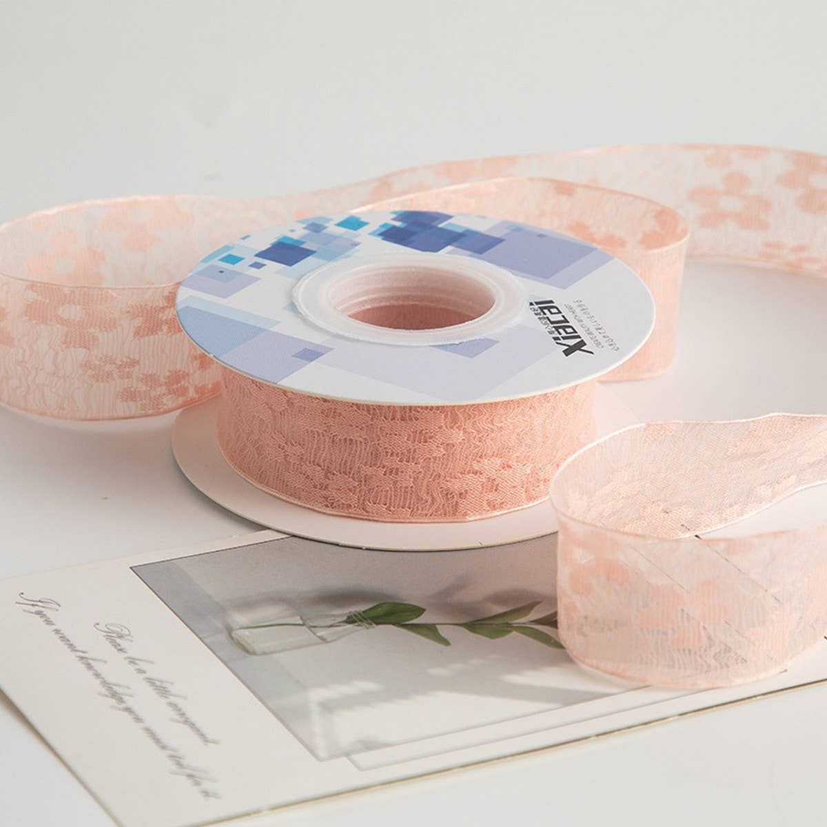 Water Ripple Hollow Jacquard Embroidery Ribbon_Cwmm5790
