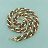 LARGE RESIN ACRYLIC BAG CHAIN WIDE SHOULDER STRAP_CWMM5097