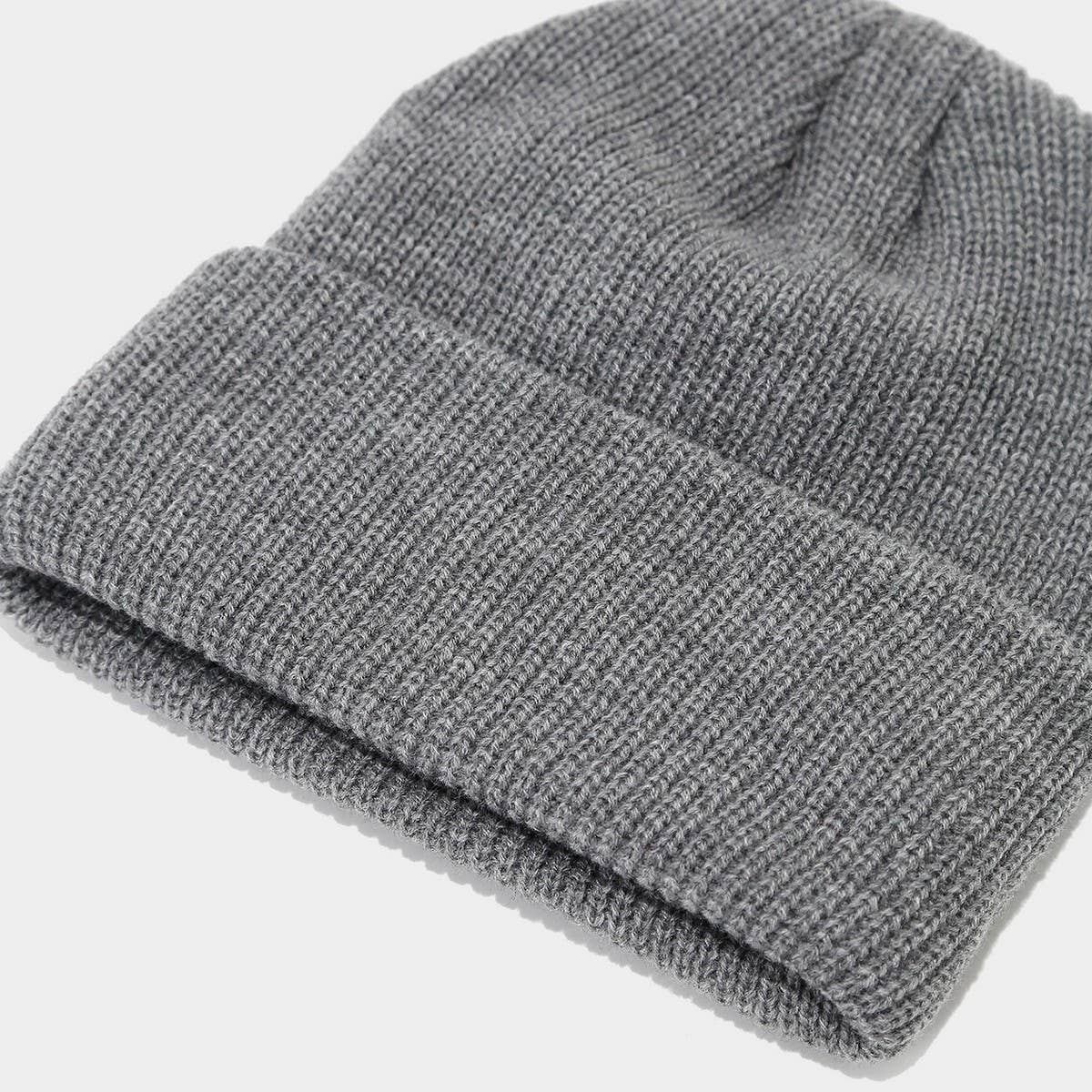 Vintage Knit Dome Skull Cap Warm Short Beanie Hat_Cwah04690
