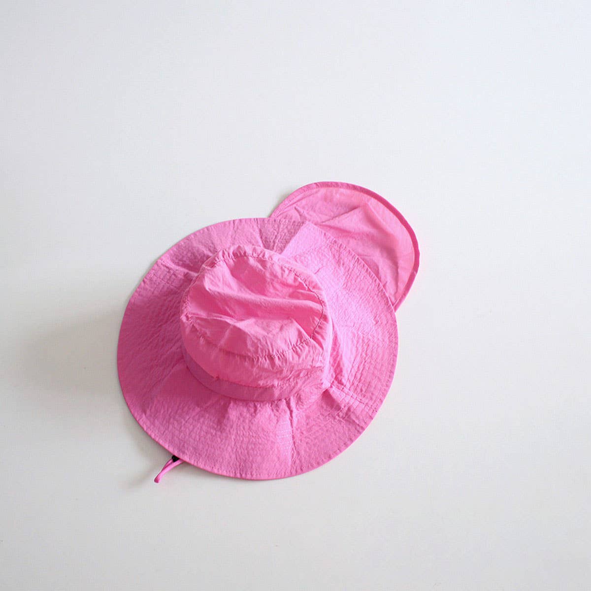 CHILDRENS CANDY COLOR THIN SHAWL BUCKET HAT_CWAH2862