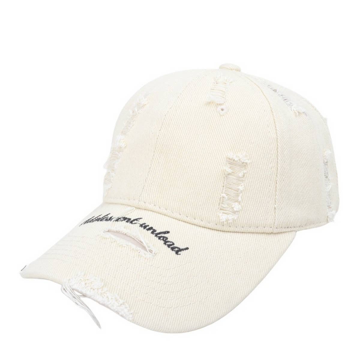SPRING SUMMER EMBROIDERED BASEBALL CAP SUN HAT CWAH1137