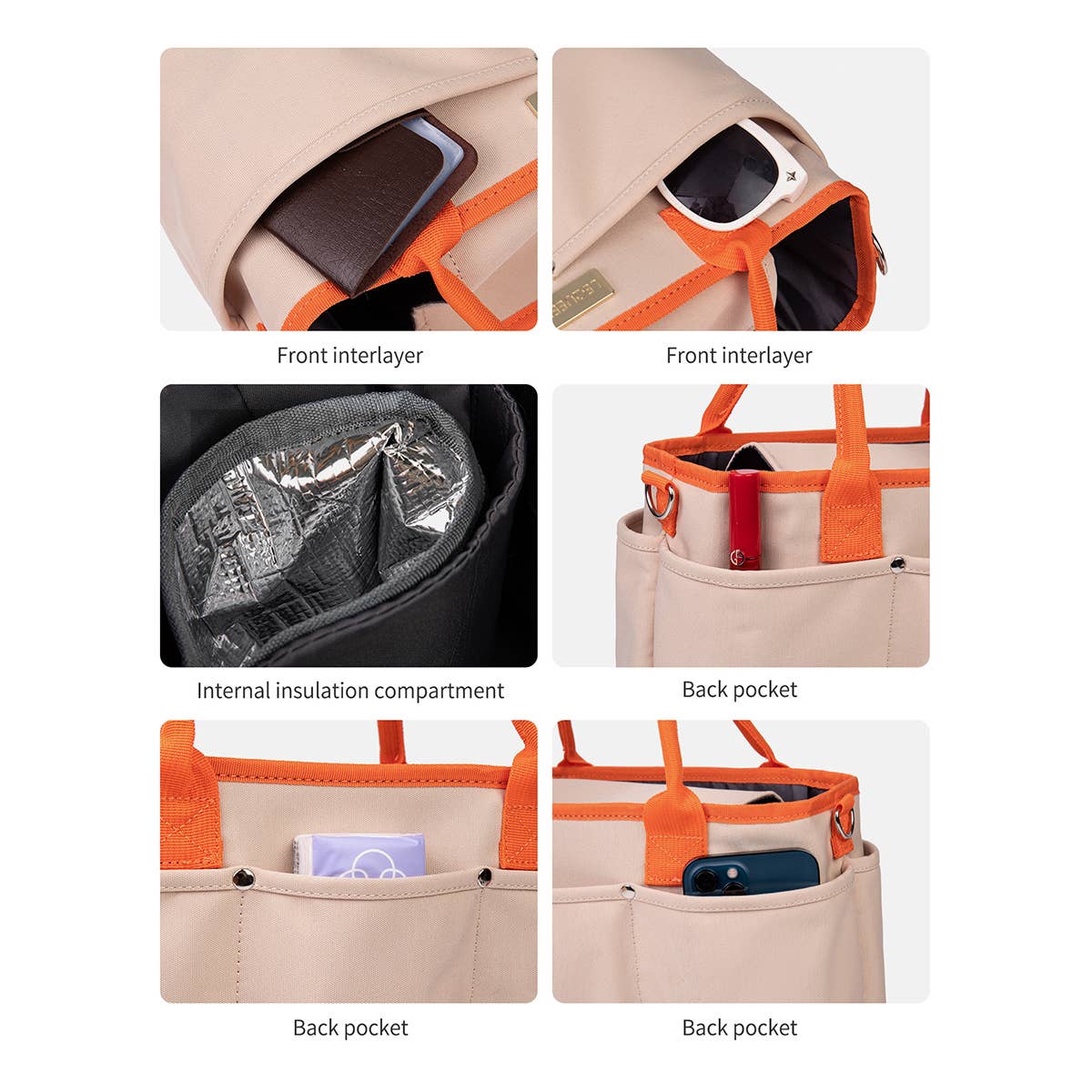 PORTABLE LARGE CAPACITY MOTHER AND BABY BAG_CWAB2236