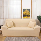 MODERN KNIT SOFA COVER STRETCH FIT SOLID COLOR_CWMM8320