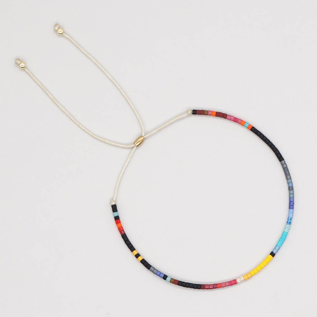 SIMPLE STYLE COLORFUL MILLET BEAD BRACELET_CWAB4637