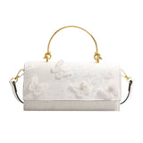 Lace Butterfly Single-Shoulder Chain Square Bag