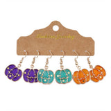 NEW HALLOWEEN PUMPKIN HAT EARRING SET_CWAJE1980