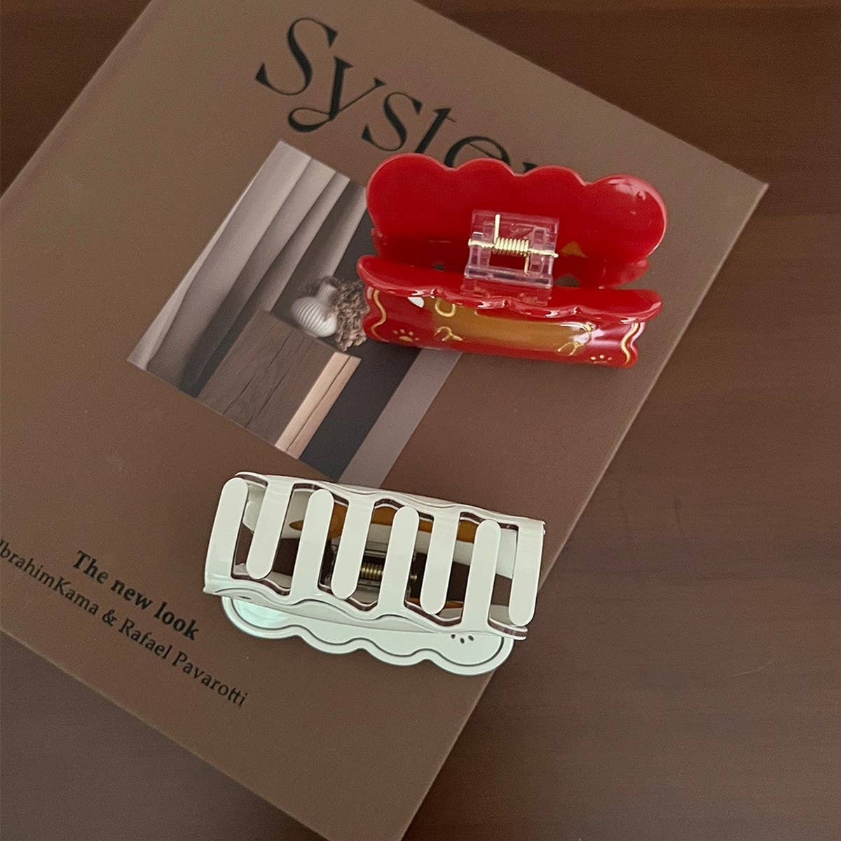 DACHSHUND ACETATE HAIR CLAW CUTE CLIP_CWAHA6028