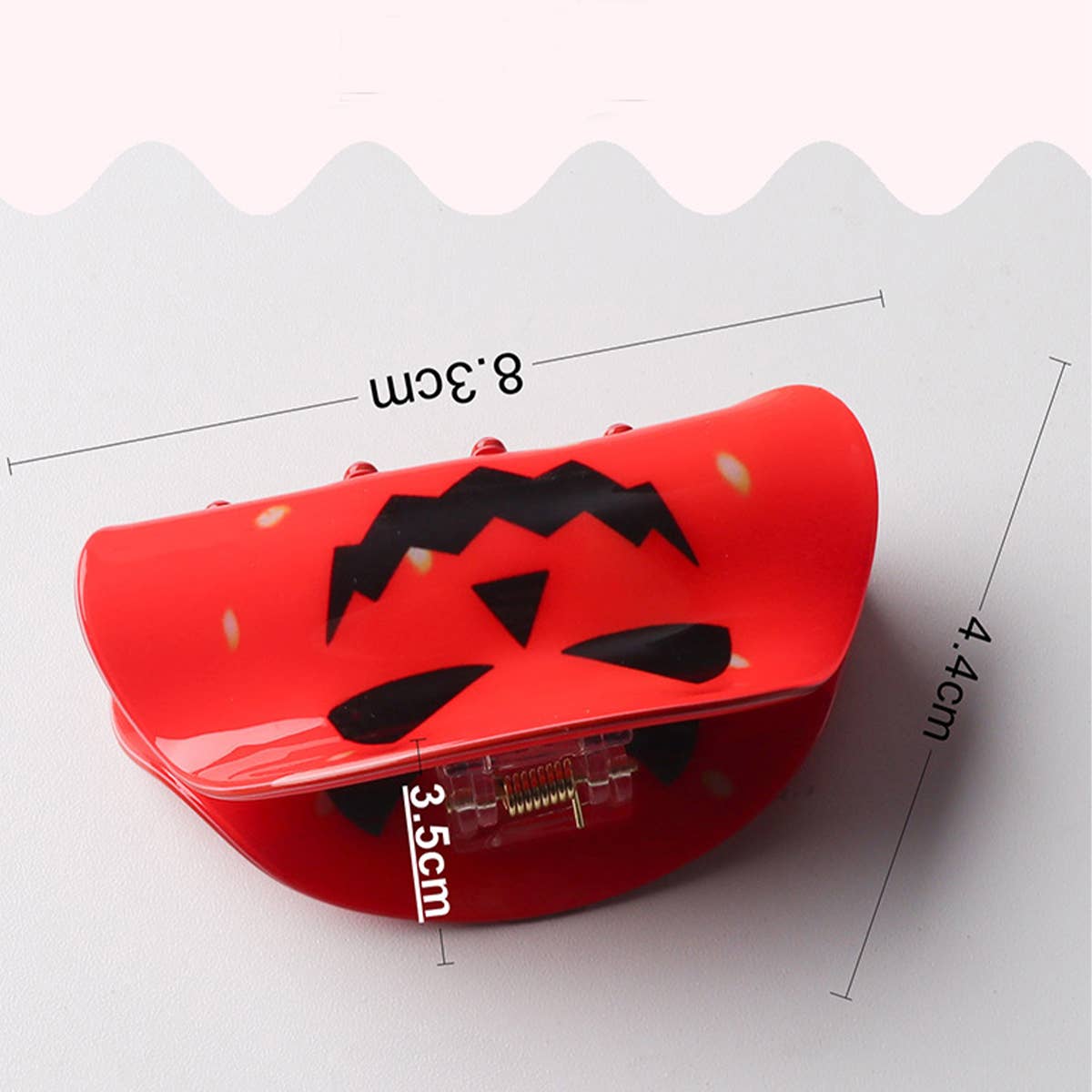 Pumpkin Grimace Halloween Grab Bobby Pins