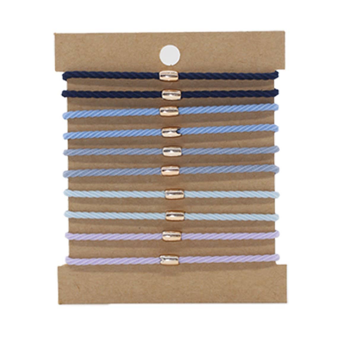 10 PIECE GRADIENT COLOR PALETTE HAIR SCRUNCHIES_CWAHA2717