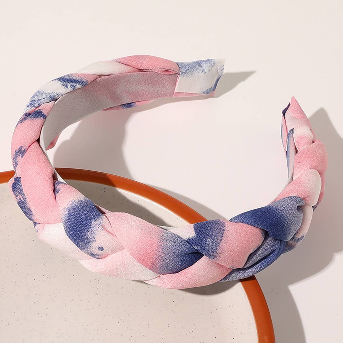 COLOR BLOCK BRAIDED HEADBAND_CWAHA0229