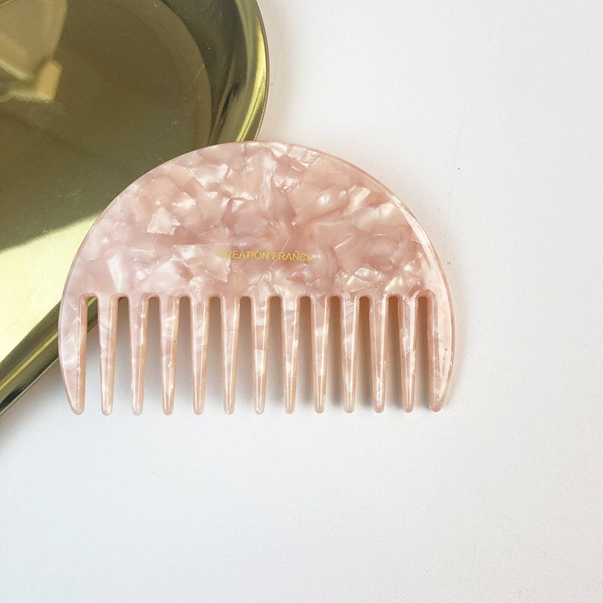 GEOMETRIC ACETATE COMB VINTAGE CUTE STYLE_CWMM6400