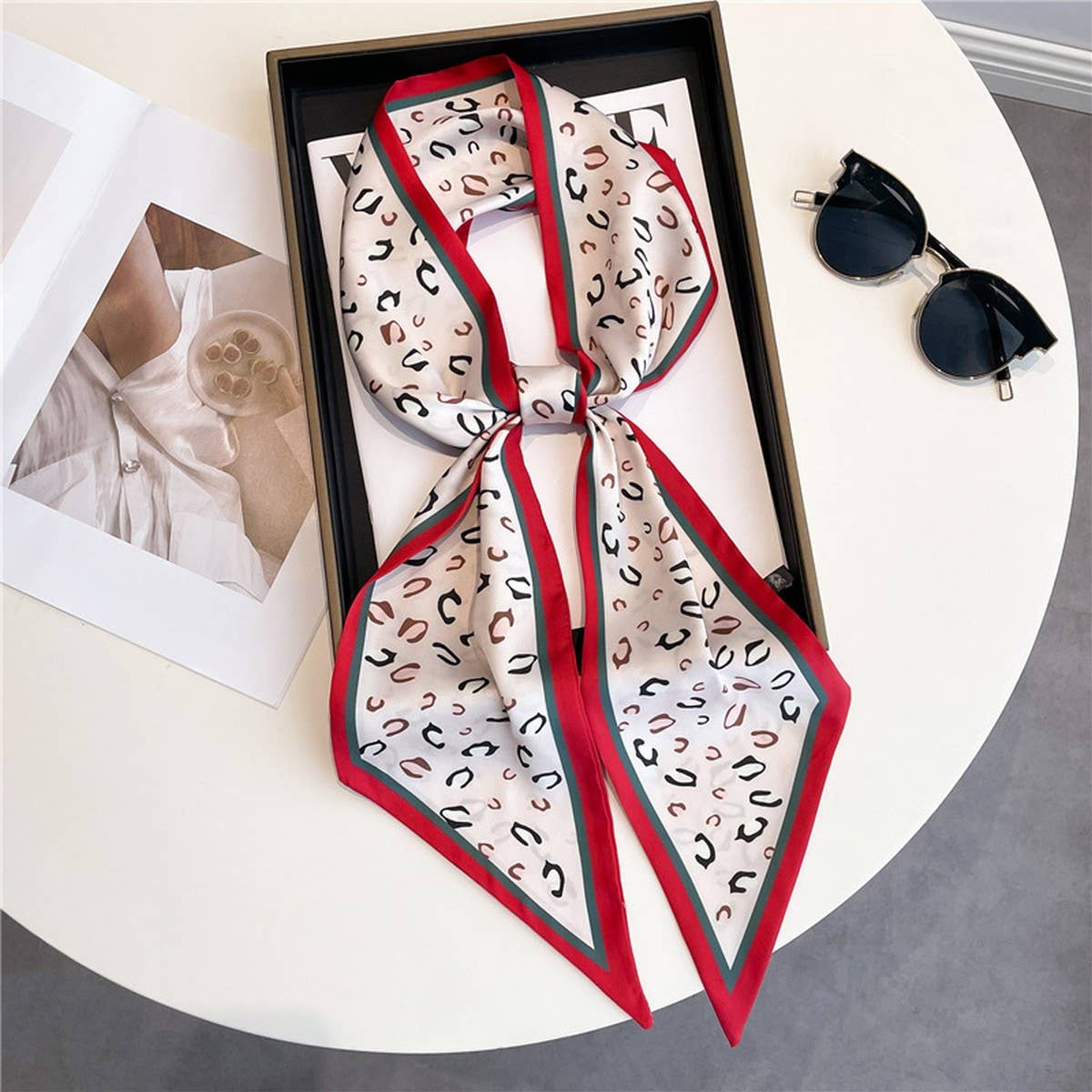 FASHIONABLE AND VERSATILE DOUBLE LAYER HEAD SCARF_CWASC1513