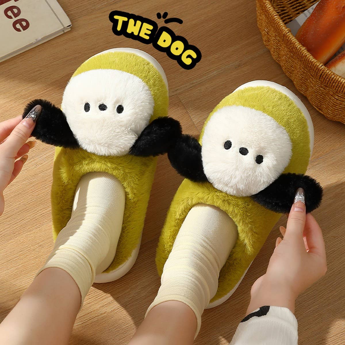 CUTE ANIMAL SLIPPER WARM MEMORY HOUSE SLIPPERS_CWSHS0313
