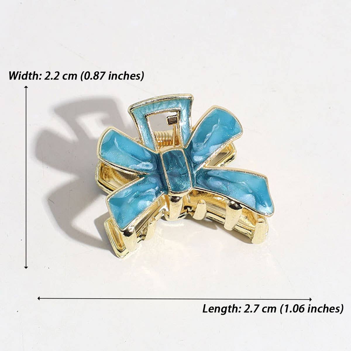 SMALL BOW HAIR CLAW SWEET SIDE CLIP FOR PRINCESS_CWAHA2339