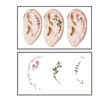 Waterproof Ear Tattoos Cute Cartoon Set_Cwmm8395