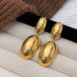 NICHE HIGH END DESIGN PHOTOSENSITIVE OVAL EARRINGS_CWAJE3141