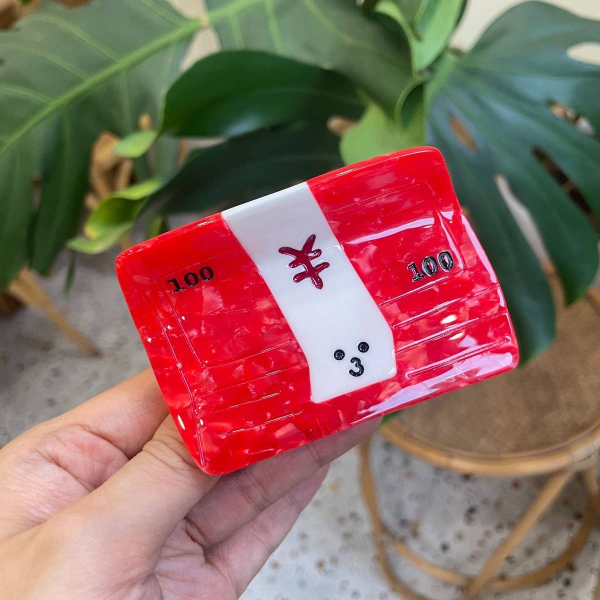 RETRO PHONE CLOCK HAIR CLAW CUTE VINTAGE STYLE_CWASC1597