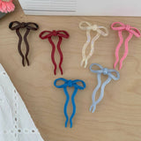 TEMPERAMENT BOW U SHAPED HAIRPIN_CWAHA2691