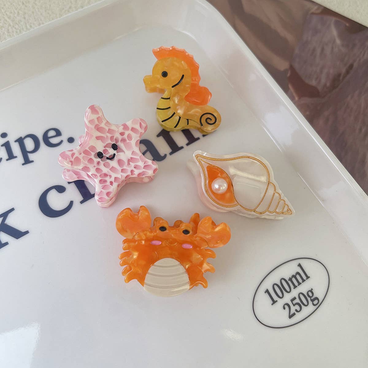 MINI OCEAN ANIMAL HAIR CLAW CUTE ACETATE CLIP_CWAHA1325