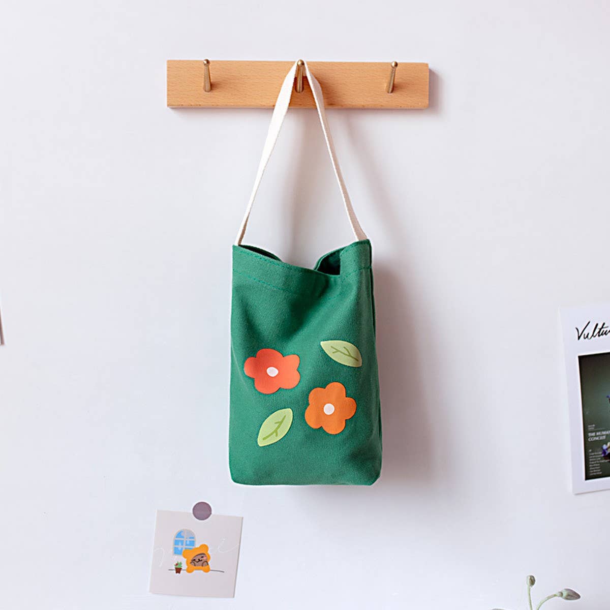 CANVAS TOTE FOR DRINKS PHONE SUMMER STYLE_CWAB5604