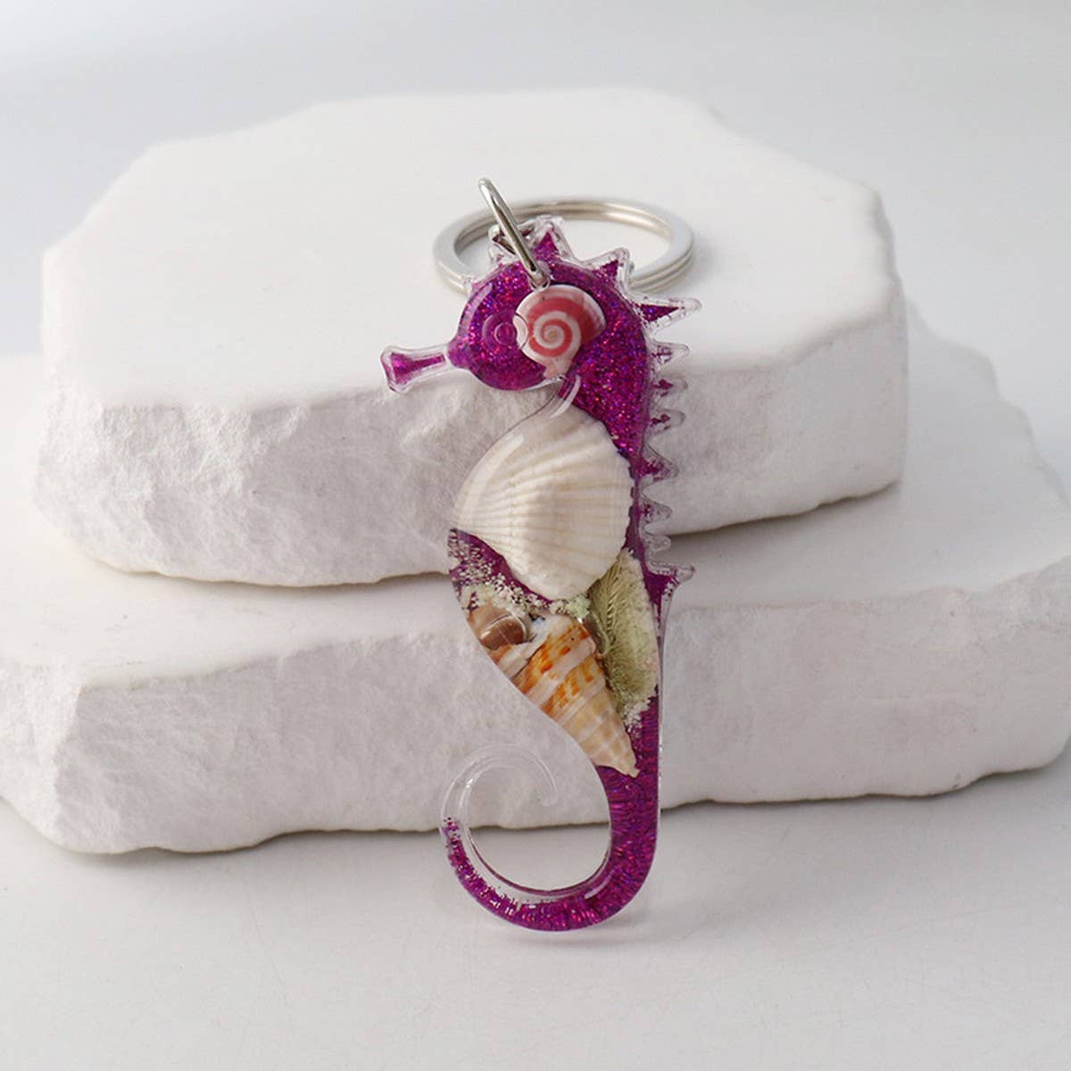 NEW CREATIVE SEAHORSE CAR KEYCHAIN PENDANT_CWMM3709