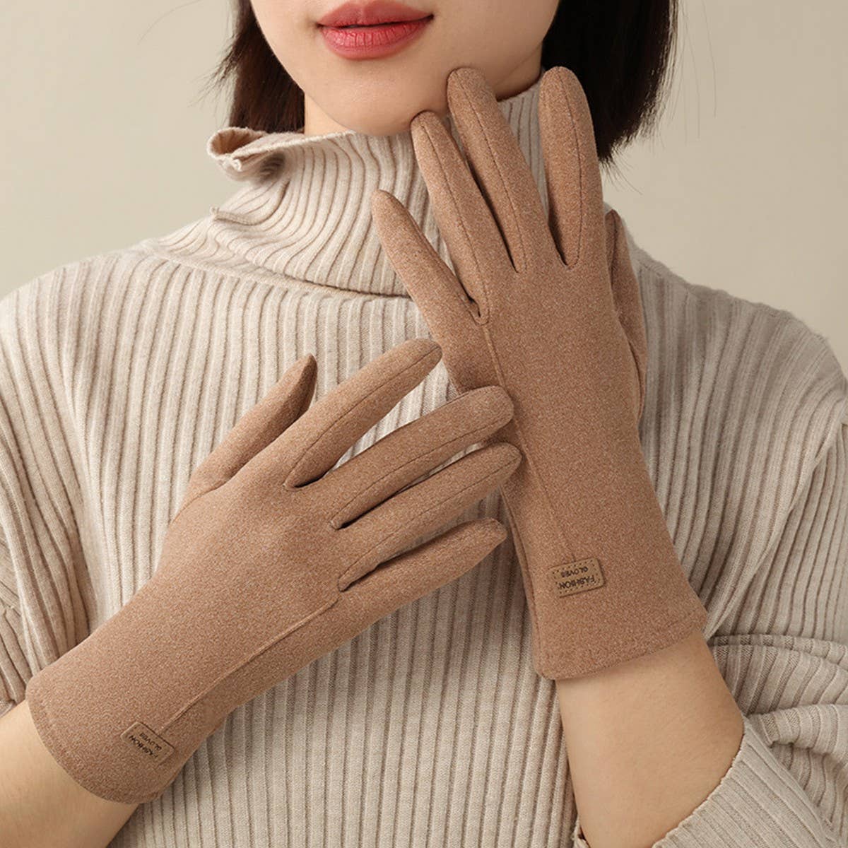 Warm Outdoor Cycling Fashion Cute Gloves_Cwmm1533