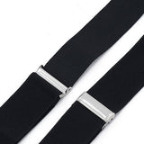 3 5CM BLACK SOLID COLOR SUSPENDER CLIP_CWMM1102