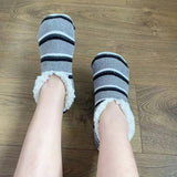 Winter Snowflake Soft-Soled Socks Slippers_Cwms1214