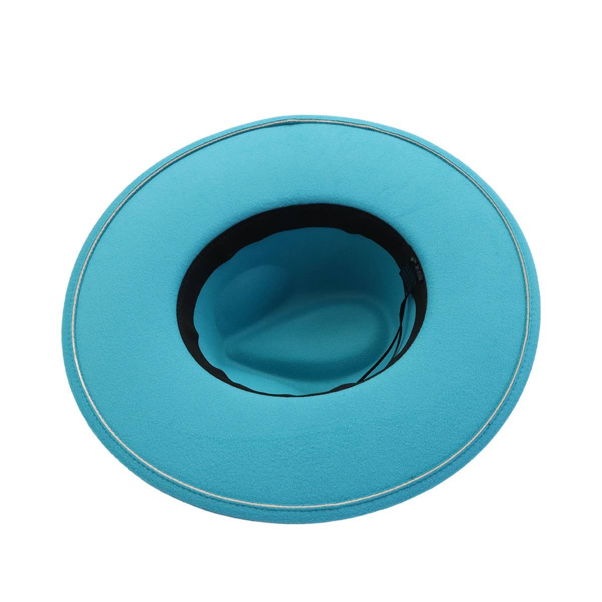 ETHNIC STYLE WOOL BLEND FEDORA HAT MEN WOMEN_CWAH04388