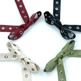 NEW ELEGANT ANCORARED STUDDED LARGE BOW CLIP_CWAHA6345