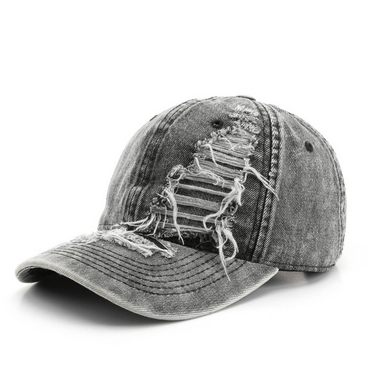 Cwah3216_Personalized Retro Solid Color Washed Baseball Cap