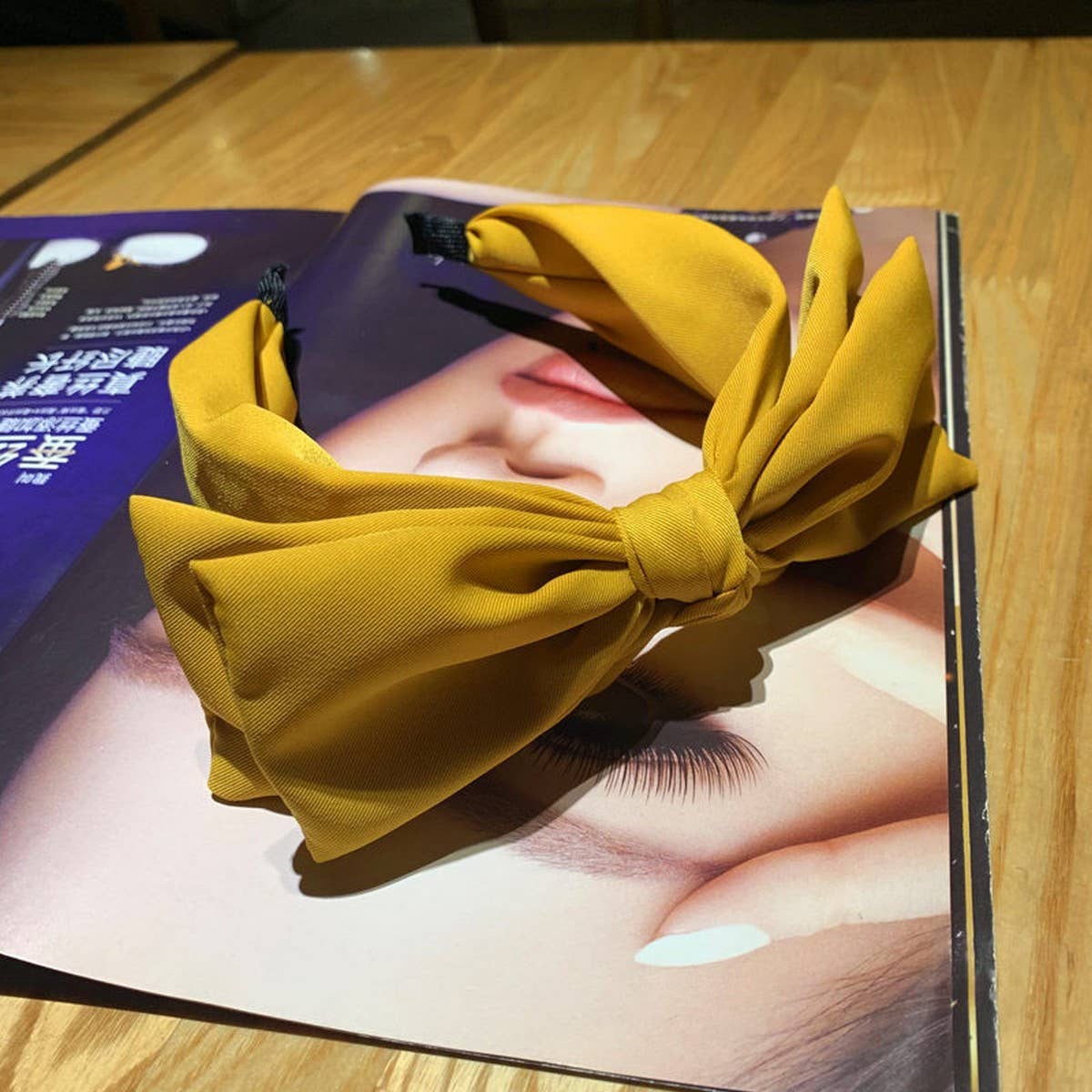 SWEET AND SIMPLE BOW HEADBAND_CWAHA2564