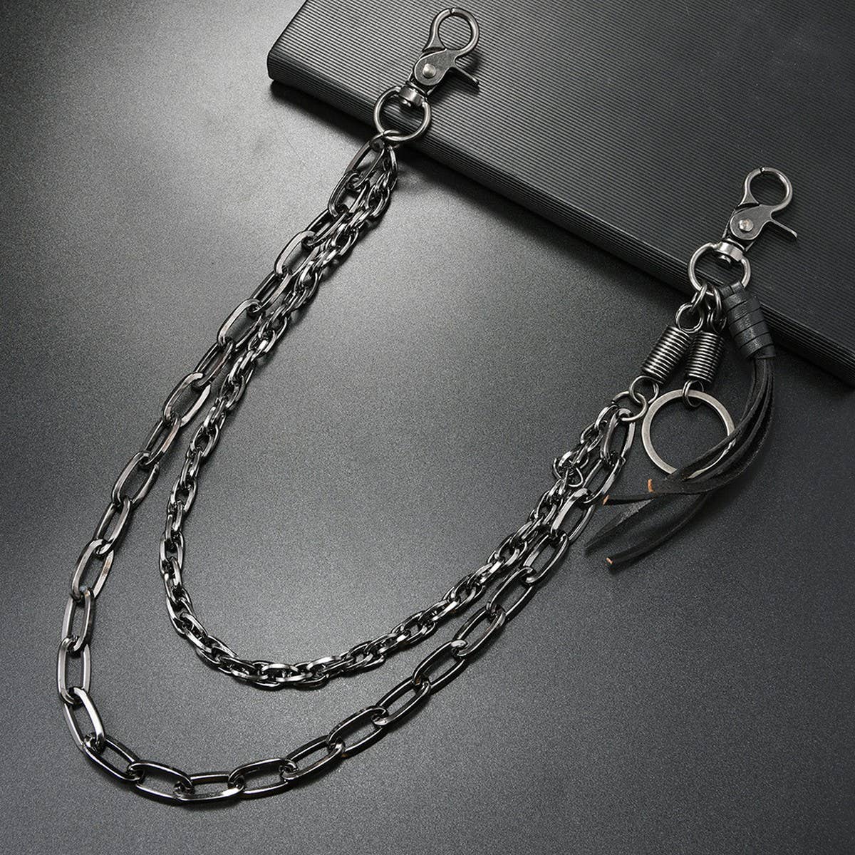 PUNK STYLE MULTI LAYERED CHAIN JEANS CHAIN_CWMM4874