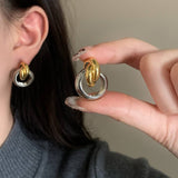 NEW GEOMETRIC FASHION CIRCLE EARRINGS FOR WOMEN_CWAJE3133