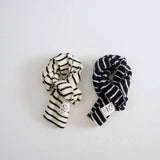 KIDS KNIT SCARF WITH SMILEY TAG WARM WINTER _CWASC2103