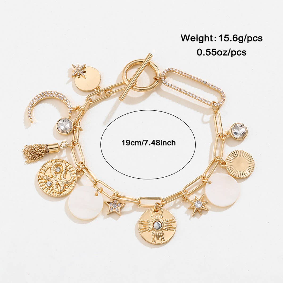 Womens Starry Sky Necklace Bracelet Earrings Set