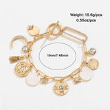 Womens Starry Sky Necklace Bracelet Earrings Set