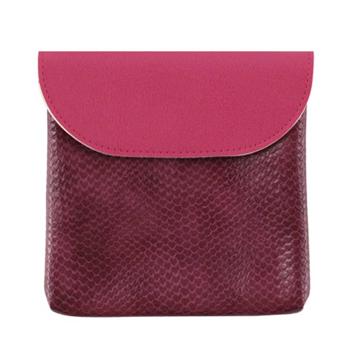 SOLID COLOR PERSONALIZED SNAKE PATTERN WALLET_CWAB1439