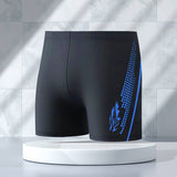 MENS HIGH WAIST QUICK DRY SWIM TRUNKS PLUS SIZE_CWMM6765