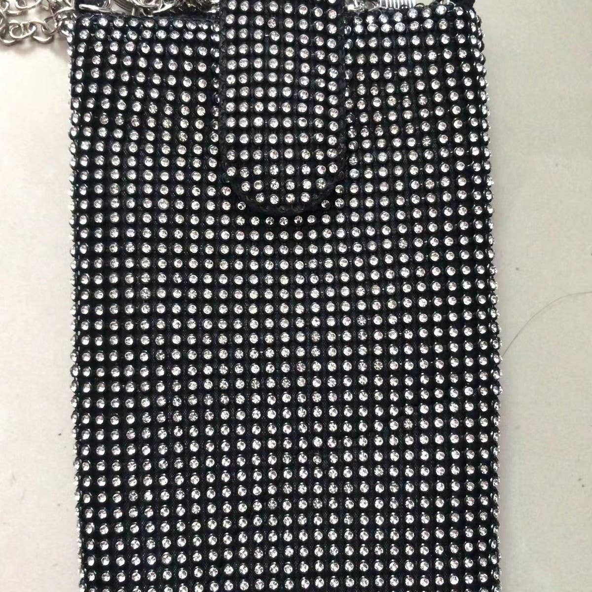 Fashionable And Simple Rhinestone Evening Bag_Cwab3589