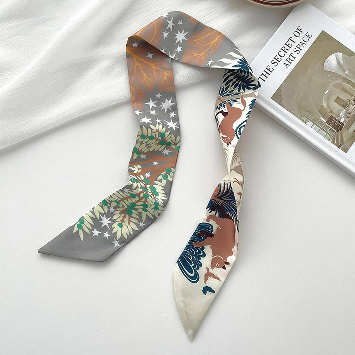 Versatile Animal Jungle Print Ribbon Headband_Cwasc0721